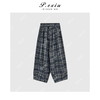 04-1潘依绣丁丁宠粉文艺风复合绒格子休闲裤 Q67070 商品缩略图0
