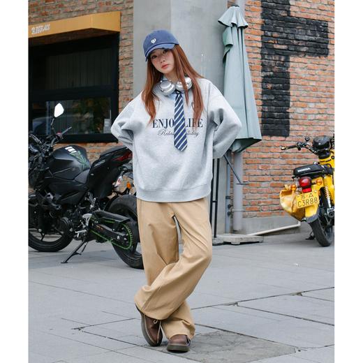 校园领带假两件卫衣-纪念日百货门店同款169645621 商品图3