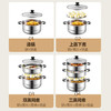 美厨（MAXCOOK）不锈钢蒸锅  26CM二层复底 燃气炉电磁炉通用 商品缩略图1