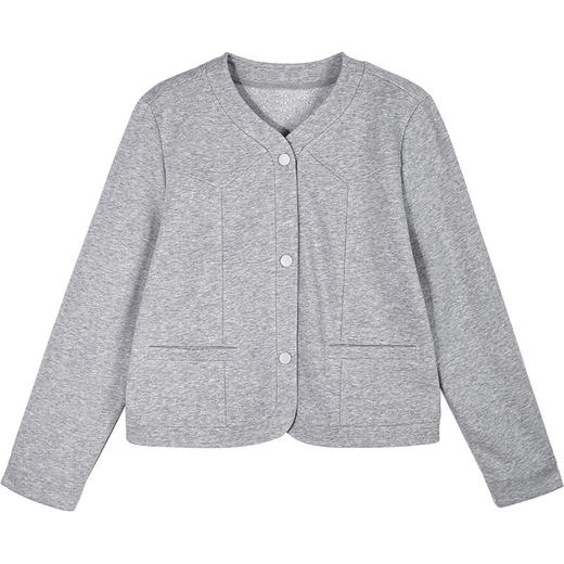 百媚生 棉质春秋季洋气高端卫衣小个子短款上衣XS82610026 商品图4