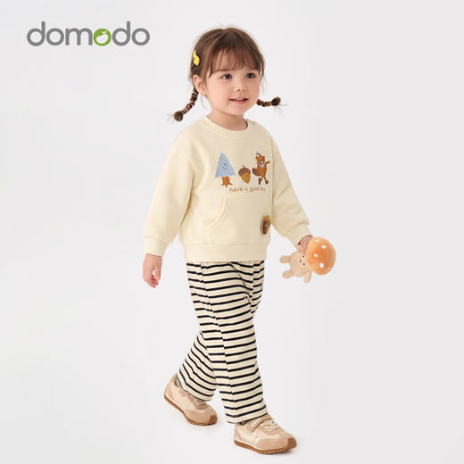 春节不打烊【柔软亲肤面料❗️卡通可爱印花】哆萌豆儿童款女孩卫衣春秋装新品女童休闲卡通印花女童上衣。jd 商品图3