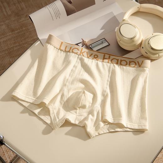 【GZ】年后发无忧购26年春款礼盒装4条装55元包邮男士内裤莫代尔棉防潮湿10A抑菌平角裤8789（预计2.26开始发货) 商品图6