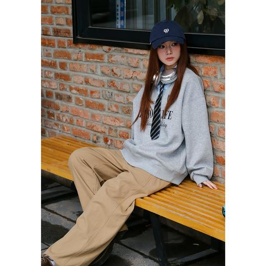 校园领带假两件卫衣-纪念日百货门店同款169645621 商品图2