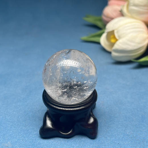 福利｜白黄水晶球直径约2.9cm【器悟雅玩】 商品图1
