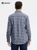 波顿男士春秋长袖格子衬衫高端合身美式休闲纯棉衬衣MS092125 商品缩略图2
