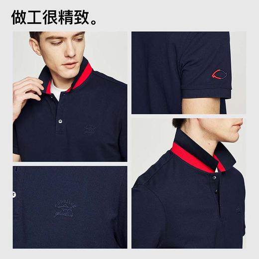 德鲨鲨鱼棉质短袖POLO衫男青年2026夏新款休闲上衣翻领T恤 商品图4