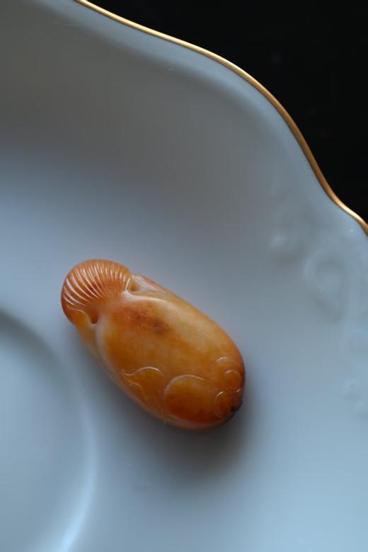 发财有余·沁黄独籽发财鱼【 嘉石2622】 商品图5