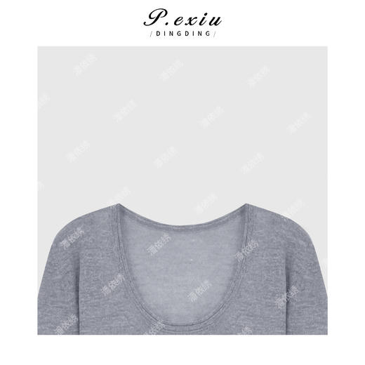 04-6潘依绣丁丁宠粉韩系优雅减龄百搭上衣T恤Q9641 商品图2