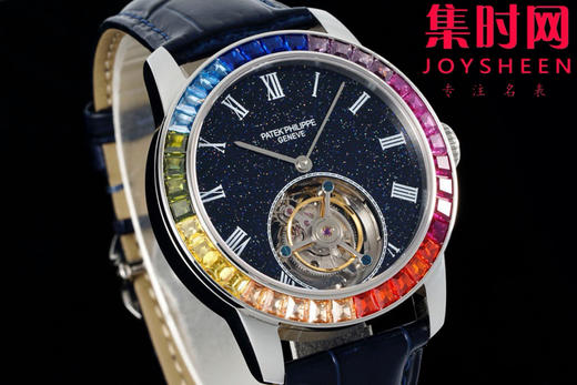 RMS百达翡丽古典陀飞轮系列 彩虹圈 真陀飞轮 男士腕表 表径42mm 搭载高端定制手动陀飞轮机械机芯 商品图1