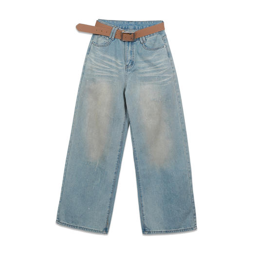 潮流猫爪直筒牛仔裤-纪念日百货门店同款169264765 商品图4