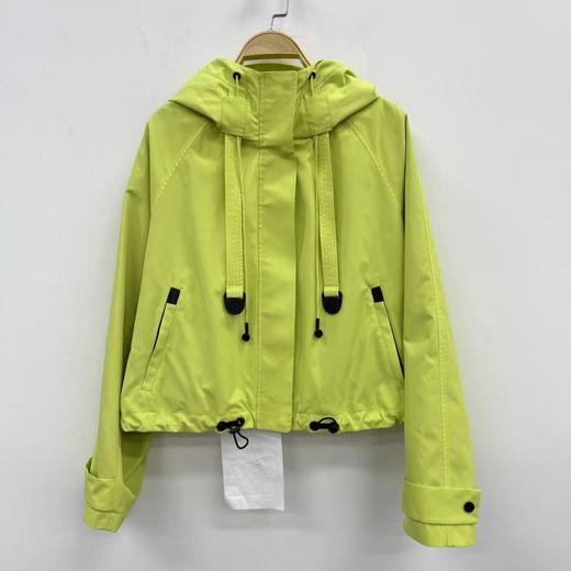 NC连帽大帽绳风衣棉外套5117（绿） 冬季 154012090321 商品图1