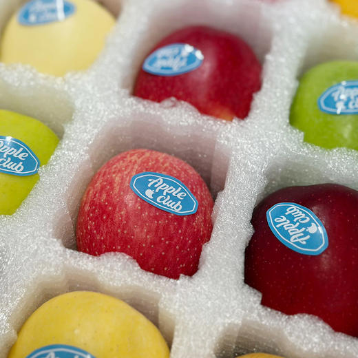 预售2.27后发货【顺丰包邮】彩虹苹果 苹果组合 苹果礼盒 12枚礼盒装 商品图4