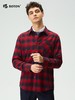 【抗菌防臭】波顿男士春秋冬季磨毛格子长袖衬衫修身休闲百搭衬衣MS128325 商品缩略图2