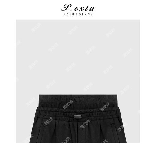 04-2潘依绣丁丁宠粉韩系慵懒织带双层腰头休闲裤Q9542 商品图2