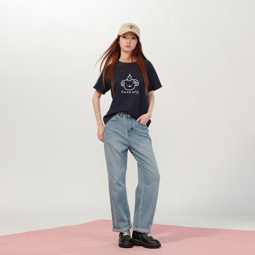 百搭显瘦男友风牛仔裤-纪念日百货门店同款168998169 商品图3