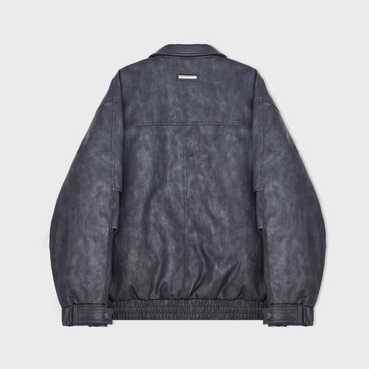 【新品上新】HX 冬季短款翻领皮羽绒服90绒轻奢质感S100544065101/02 商品图7