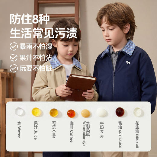 【三防】嘟嘟家儿童外套春秋男童棒球服女童上衣复古学院宝宝春装D6AWT077 商品图3