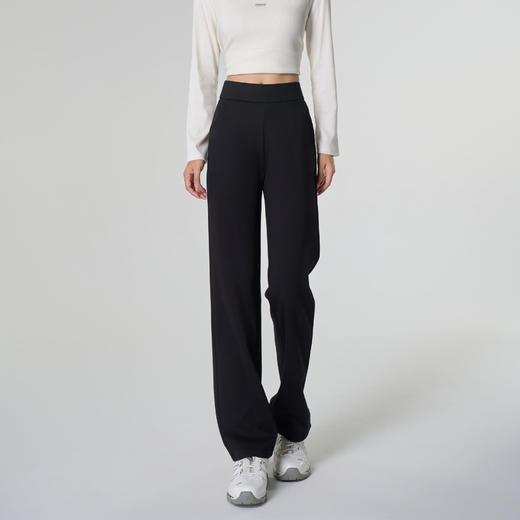 丁摩 【西装阔腿裤】女装春新品显瘦垂感拖地直筒休闲西裤阔腿裤5ZF-C332 商品图0