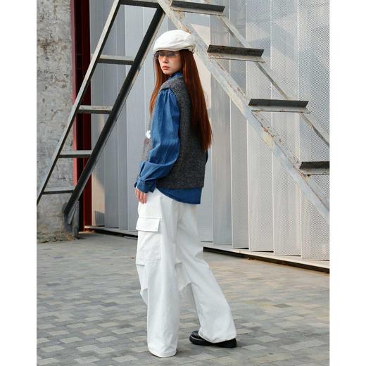 牛仔衬衫印花马甲两件套-纪念日百货门店同款168997801 商品图2