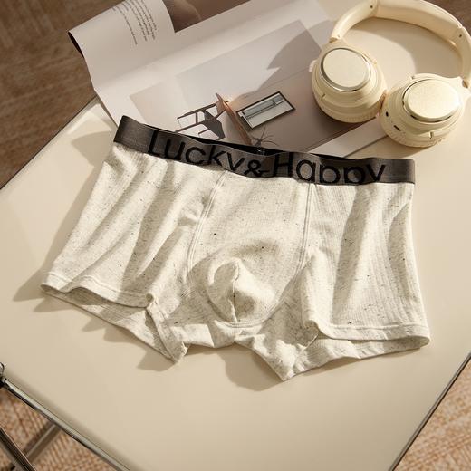 【GZ】年后发无忧购26年春款礼盒装4条装55元包邮男士内裤莫代尔棉防潮湿10A抑菌平角裤8789（预计2.26开始发货) 商品图7