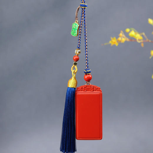 朱砂武财神挂饰、车挂 商品图4