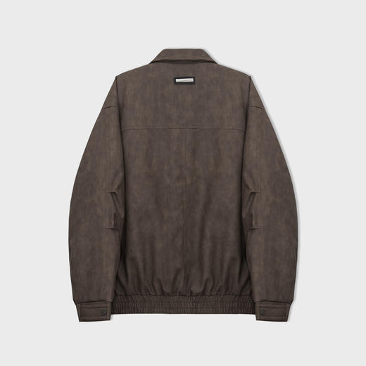 【新品上新】HX 冬季短款翻领皮羽绒服90绒轻奢质感S100544065101/02 商品图5