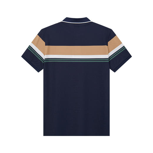 【桑蚕丝】德鲨鲨鱼男士短袖POLO衫2026夏新款休闲翻领T恤 商品图1