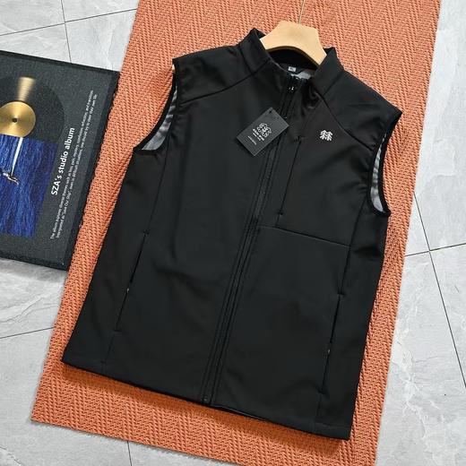 KOLONSPORT26年春季秋季可隆男女同款立领软壳加绒户外休闲防水防风马甲背心 商品图4