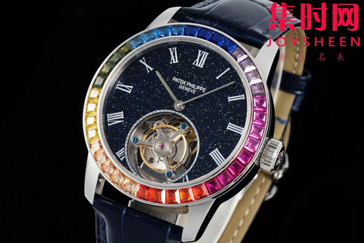 RMS百达翡丽古典陀飞轮系列 彩虹圈 真陀飞轮 男士腕表 表径42mm 搭载高端定制手动陀飞轮机械机芯 商品图2