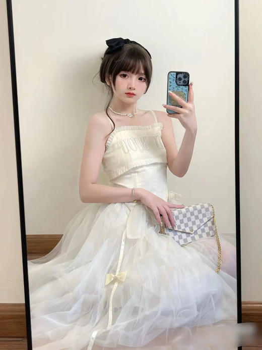 Lv 白棋盘格 三合一 链条包 商品图2