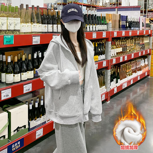 【喵小仟  拉链外套-宽松版/修身版】底价清仓 售完不补  加绒/单里 随心选 商品图5