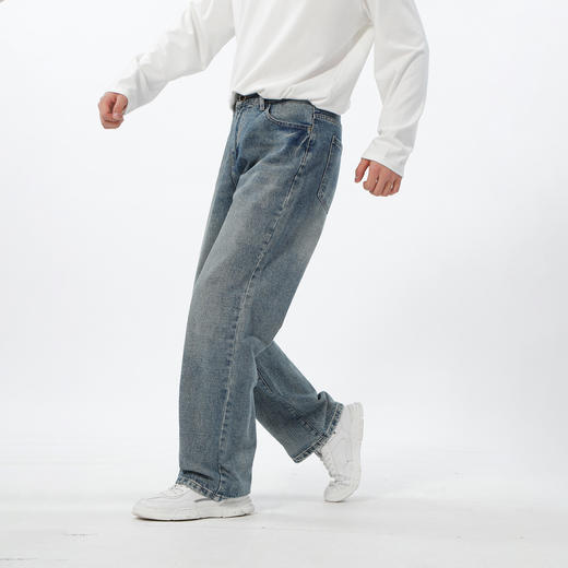 韩系简约直筒牛仔裤-纪念日百货门店同款169643431 商品图2