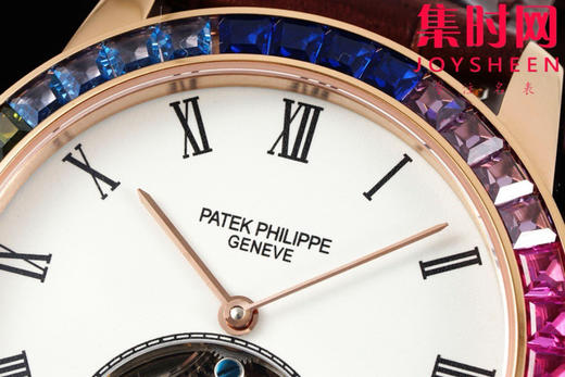 RMS百达翡丽古典陀飞轮系列 彩虹圈 真陀飞轮 男士腕表 表径42mm 搭载高端定制手动陀飞轮机械机芯 商品图3