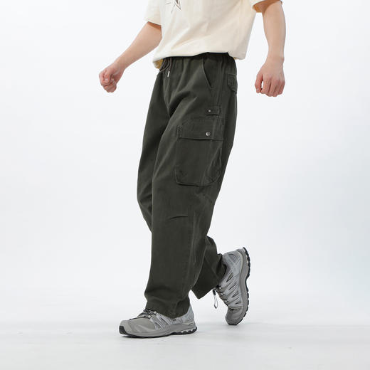 抽绳带盖大口袋工装布制裤-纪念日百货门店同款169448118 商品图2