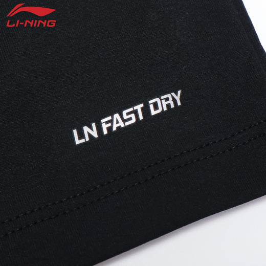 李宁羽毛球服短袖文化衫男女款运动T恤AHSW749日常训练短袖 商品图4
