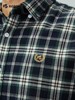 【抗菌防臭】波顿男士春秋冬季磨毛格子长袖衬衫修身休闲百搭衬衣MS127325 商品缩略图3
