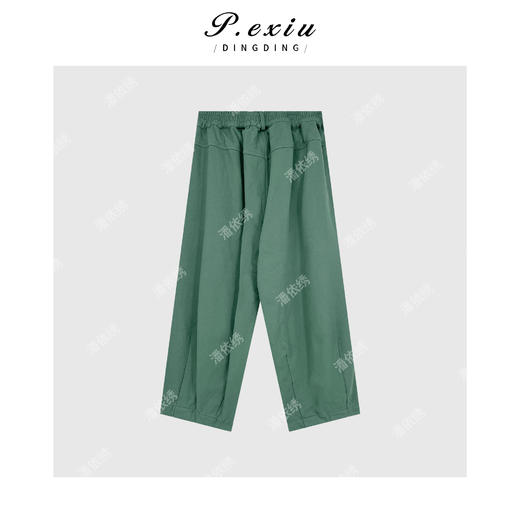 A008潘依绣丁丁宠粉复古加绒加厚老钱风休闲裤Q6415 商品图1