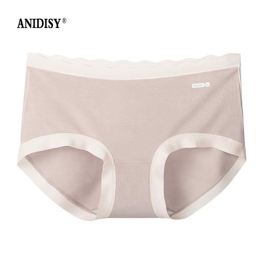 特惠100元/3件 超细80支莫代尔棉薄凉爽舒适纯棉裆抗菌透气中腰无痕女士内裤 商品图0