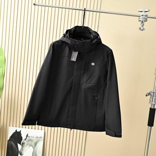 高端品质  男女同款 可隆小树秋冬季男款女款三防面料三合一俩件套连帽冲锋衣 商品图5