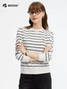 波顿女士春秋季圆领条纹卫衣长袖套头针织衫LT329125 商品缩略图1