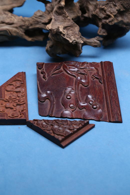 紫檀雕花料【器悟雅玩】 商品图1