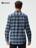 【抗菌防臭】波顿男士春冬秋季磨毛格子长袖衬衫修身休闲舒适衬衣MS131325 商品缩略图2