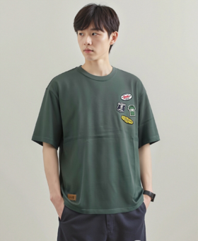 佐丹奴男装26年新款全棉时尚印章T恤衫01096268