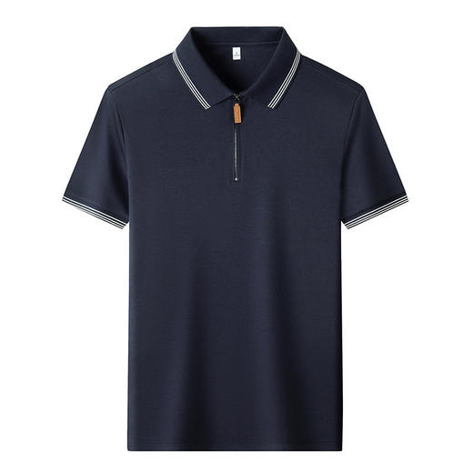 液氨抗菌短袖POLO衫男士半拉链休闲定速干t恤男  YD-6620 商品图3