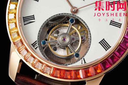 RMS百达翡丽古典陀飞轮系列 彩虹圈 真陀飞轮 男士腕表 表径42mm 搭载高端定制手动陀飞轮机械机芯 商品图4