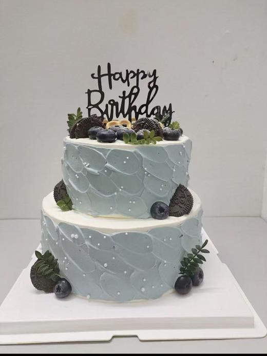 简约蓝莓奥利奥-双层蛋糕 商品图0