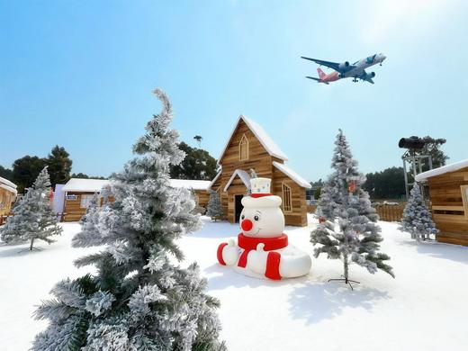 闭园检修！玩雪/打雪仗，8000平航空主题冰雪乐园【空港花田欢乐雪乡】送空港花田赏花门票，大卡网红北欧雪屋，雪板滑道，打雪仗，堆雪人。 商品图5