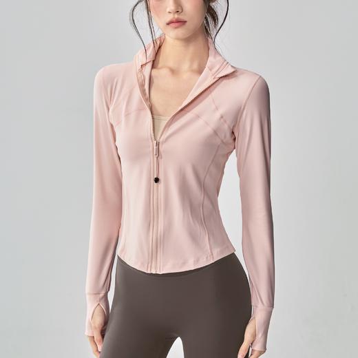【3~5天发货】跃牌【美度空间】系列 立领瑜伽服外套女拼接修身健身衣瑜伽长袖ADWT53014 商品图2