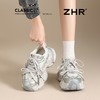 【6.5cm】ZHR星芒厚底老爹鞋女百搭内增高鞋2026新款透气运动鞋女 商品缩略图5