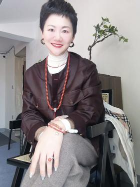 ³【南宋男姐同款香云纱气质圆领排扣外套】可双面穿 高端复古长袖 539958 XN03-SD-NSSF